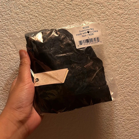 Revolve Free People We Are Hah Black Guard Her Lace Bra Large - Picture 7 of 7